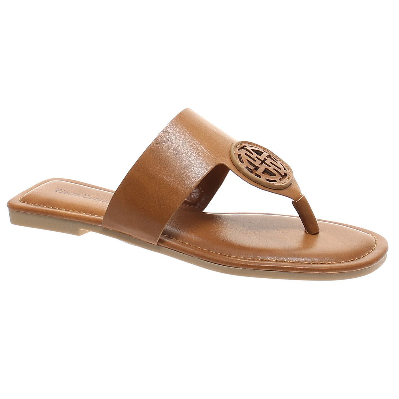 Tan Hallie Flat Sandal