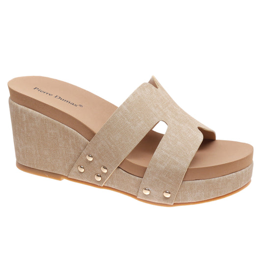 Taupe Vivian Wedge