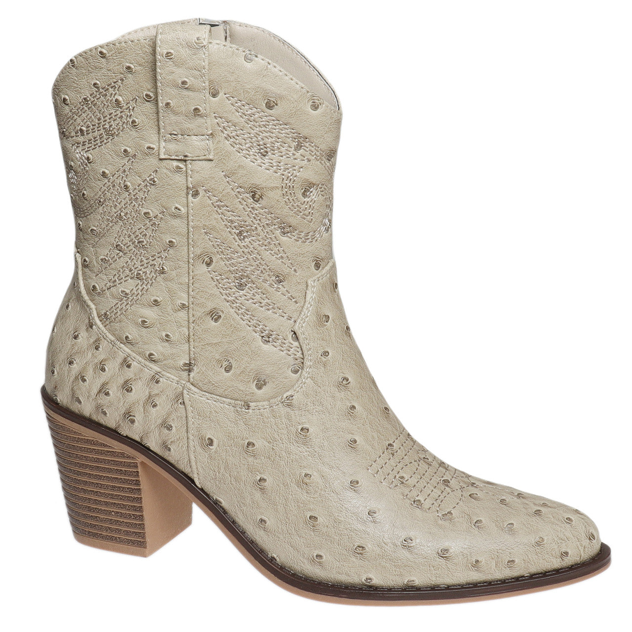 Kaycee Ostrich-Style Boot