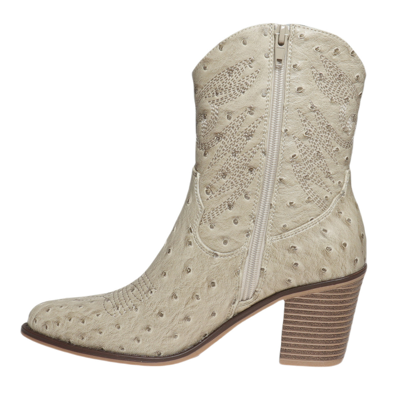 Kaycee Ostrich-Style Boot