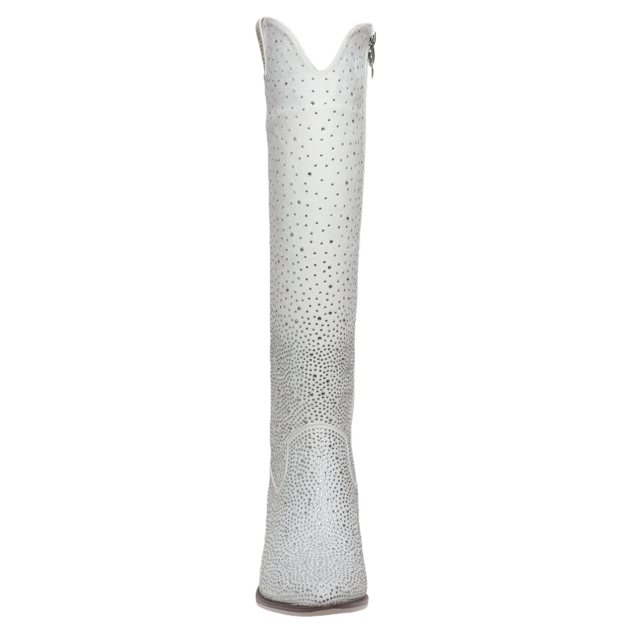 Pierre Dumas White Suede Whitney Boot