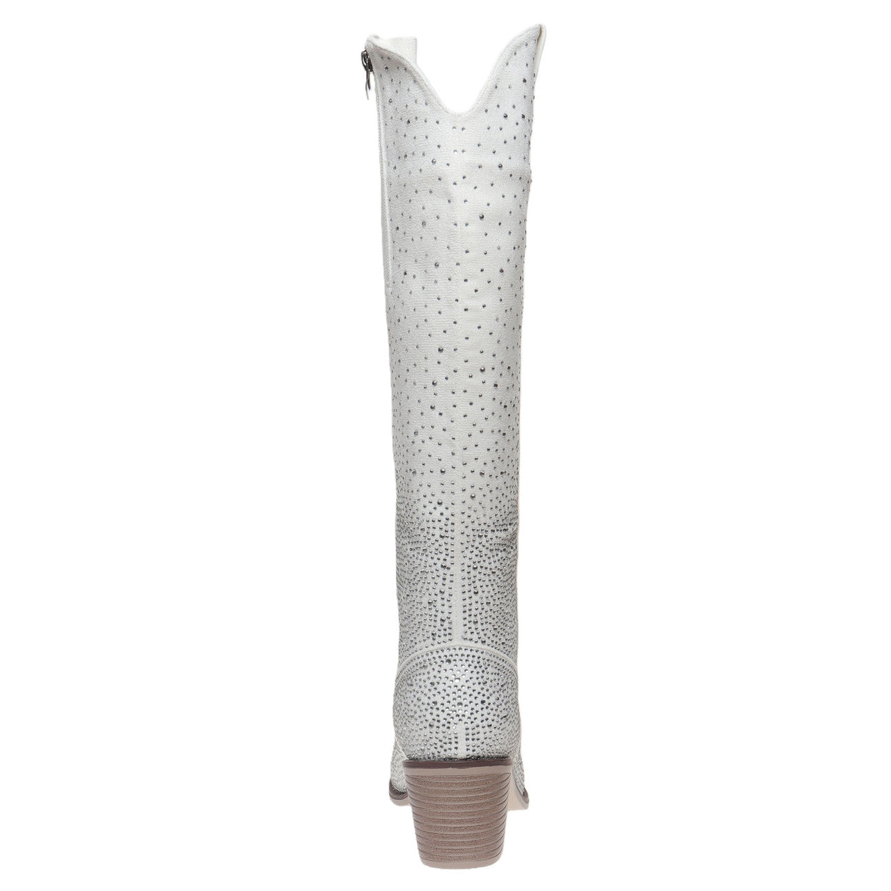 Pierre Dumas White Suede Whitney Boot