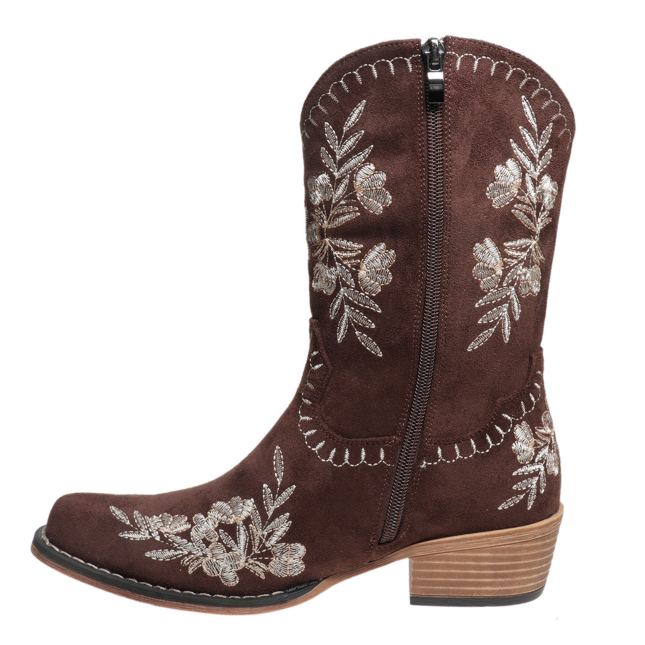 Pierre Dumas Brown Suede Kaylee Boot