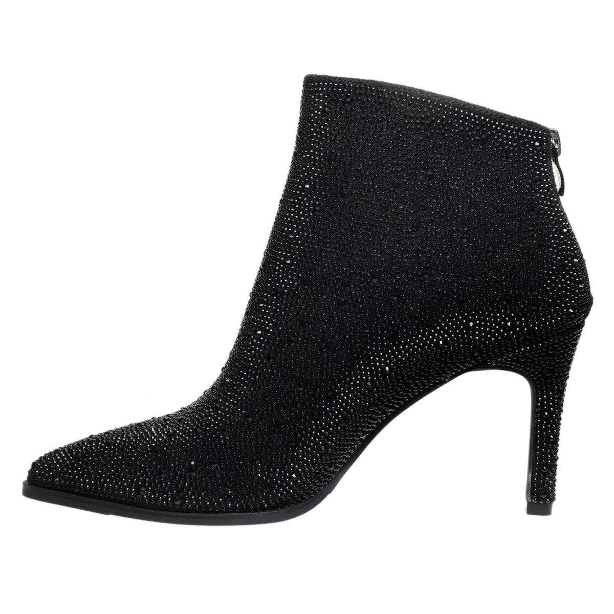 Pierre Dumas Thea Rhinestone Heeled Bootie