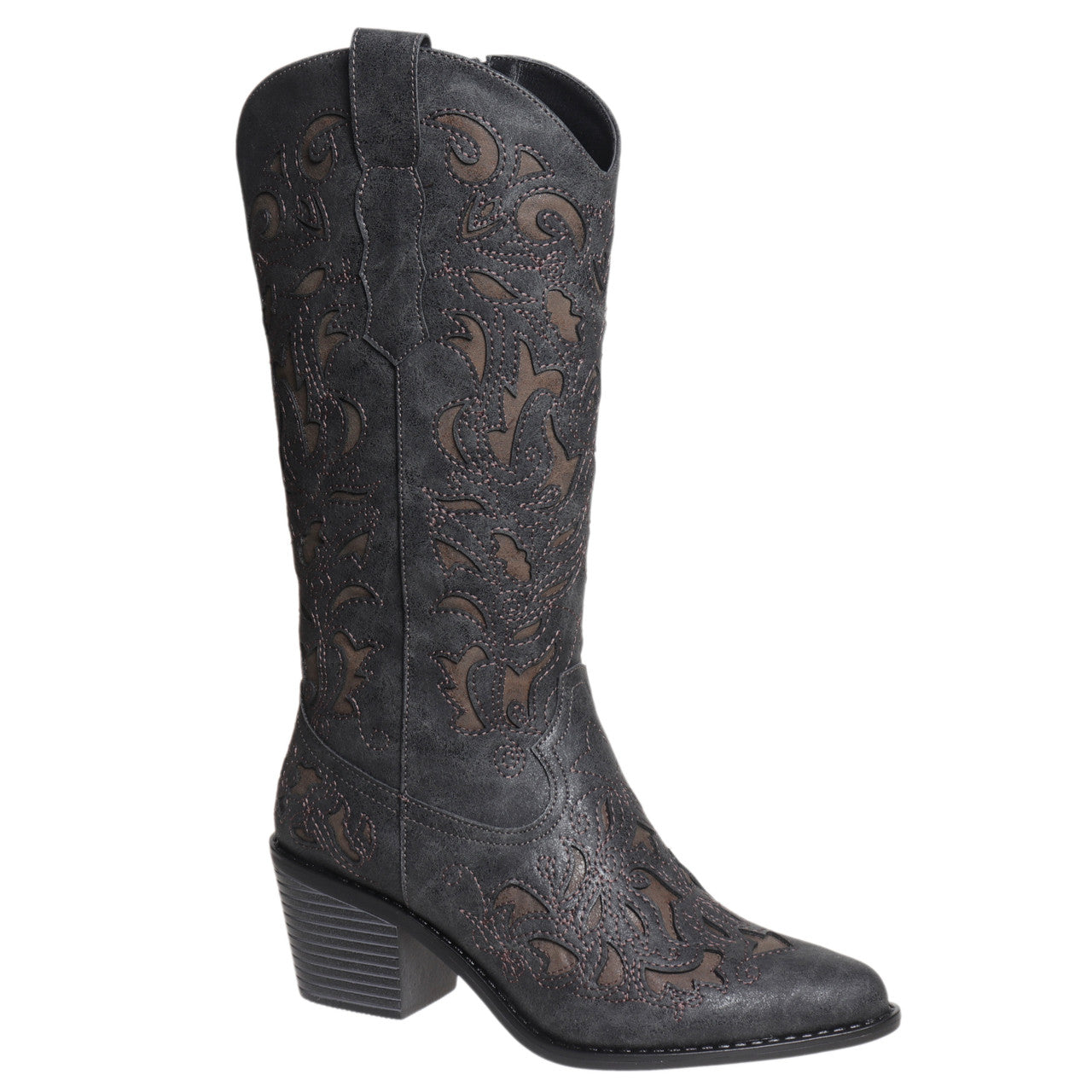 Pierre Dumas Black Combo Whitney Boots