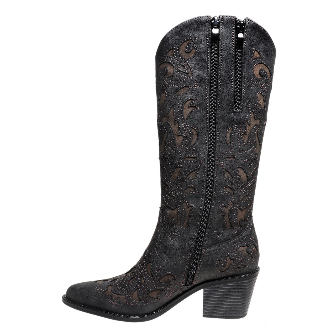 Pierre Dumas Black Combo Whitney Boots