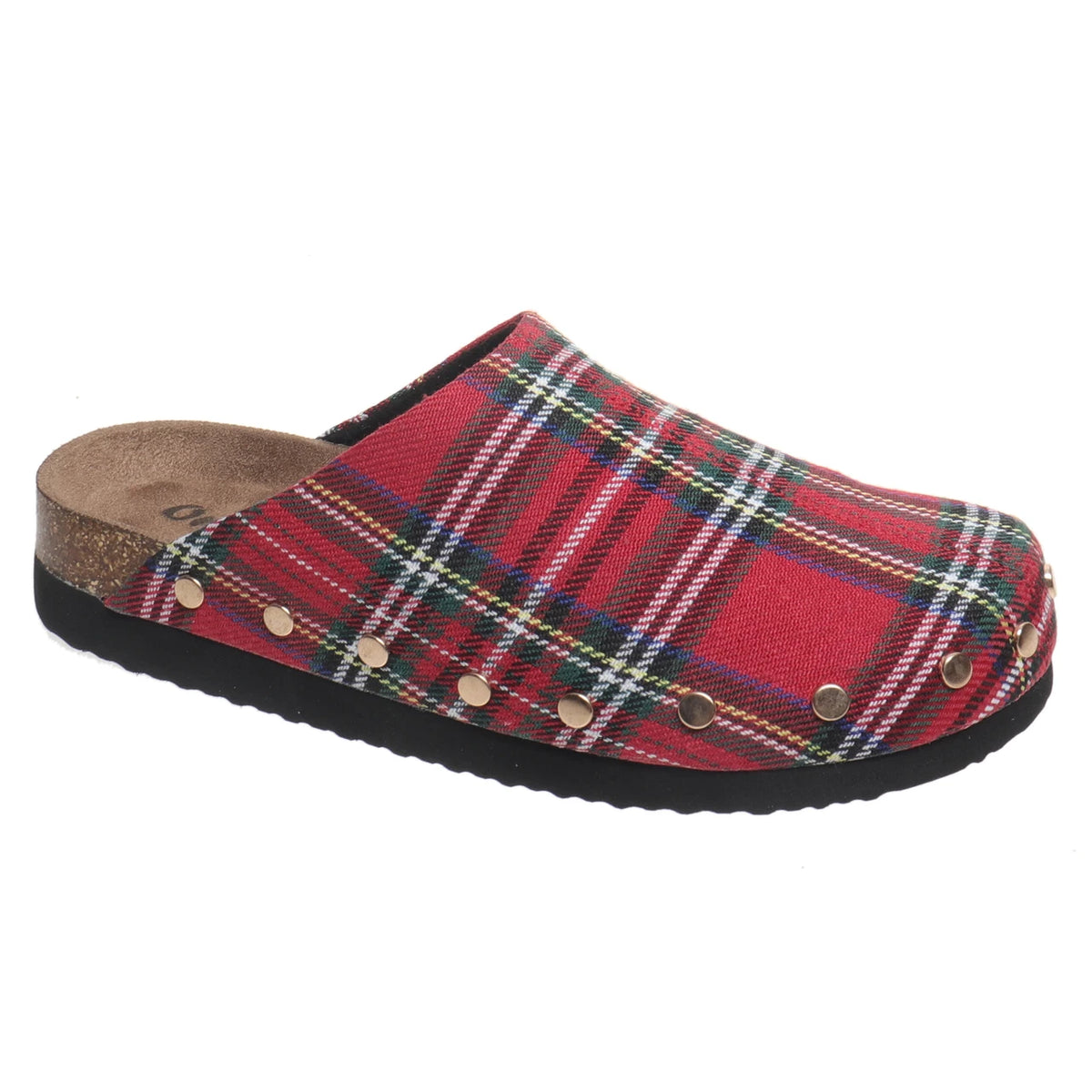 Brady Outwoods Mule Shoe- Red Tartan