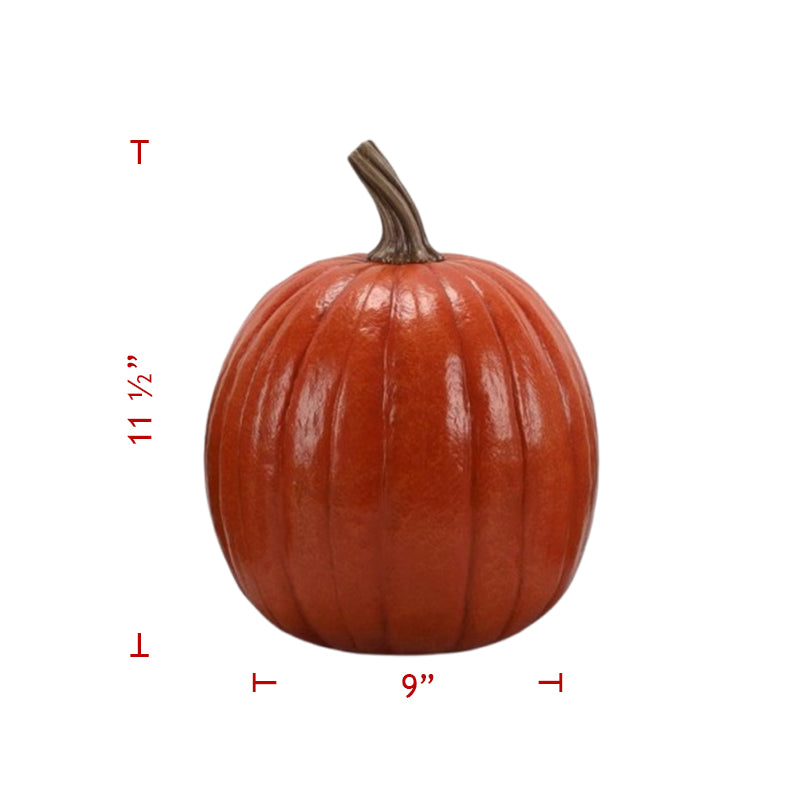 11" Poly Fall Pumpkin