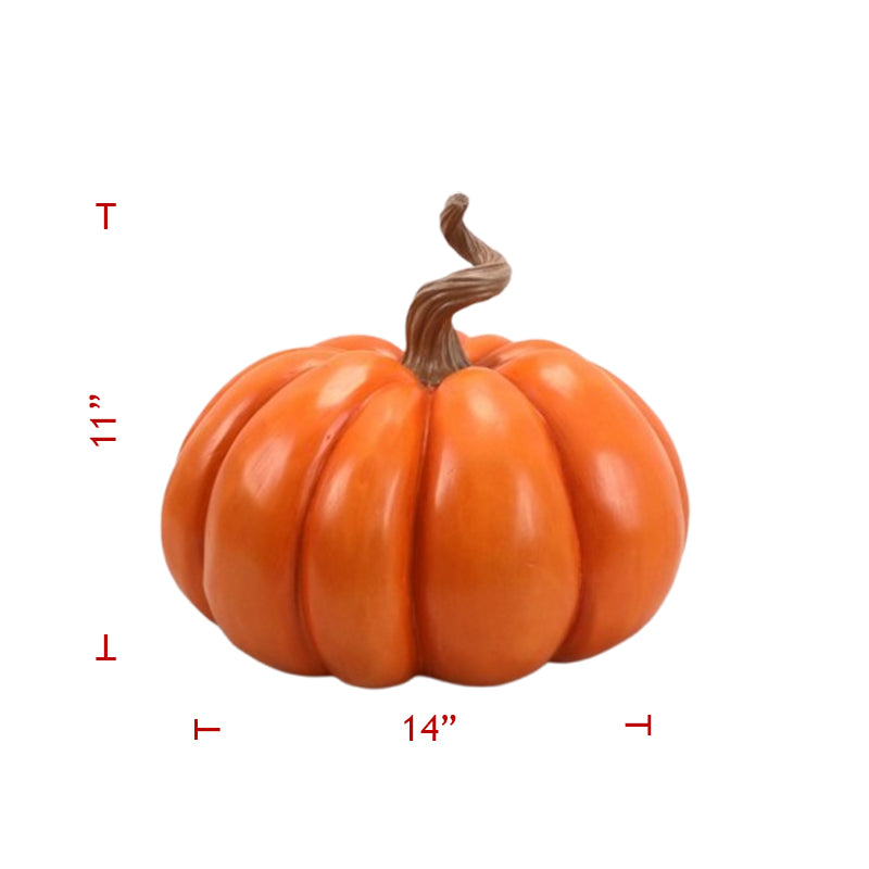 Large Pumpkin Swirl Decor
