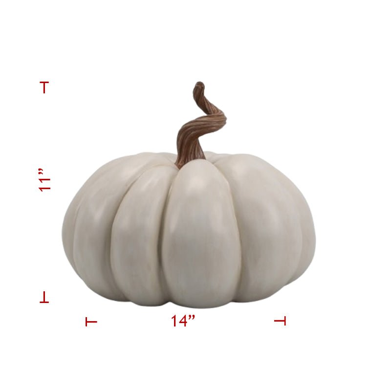 Large Pumpkin Swirl Decor