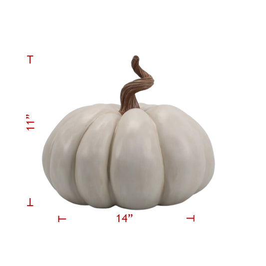 Large Pumpkin Swirl Decor