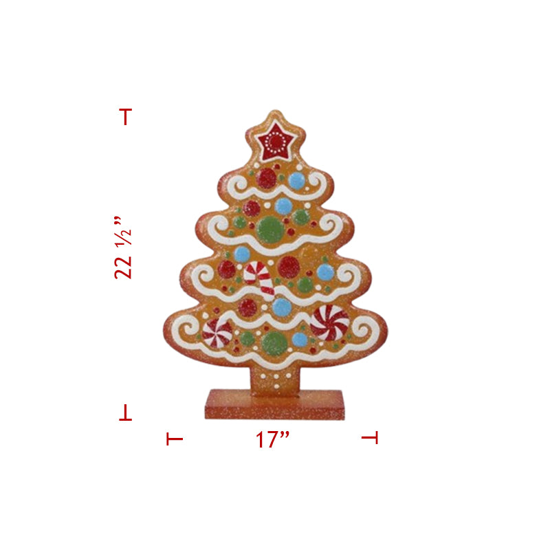 23" Gingerbread Christmas Tree