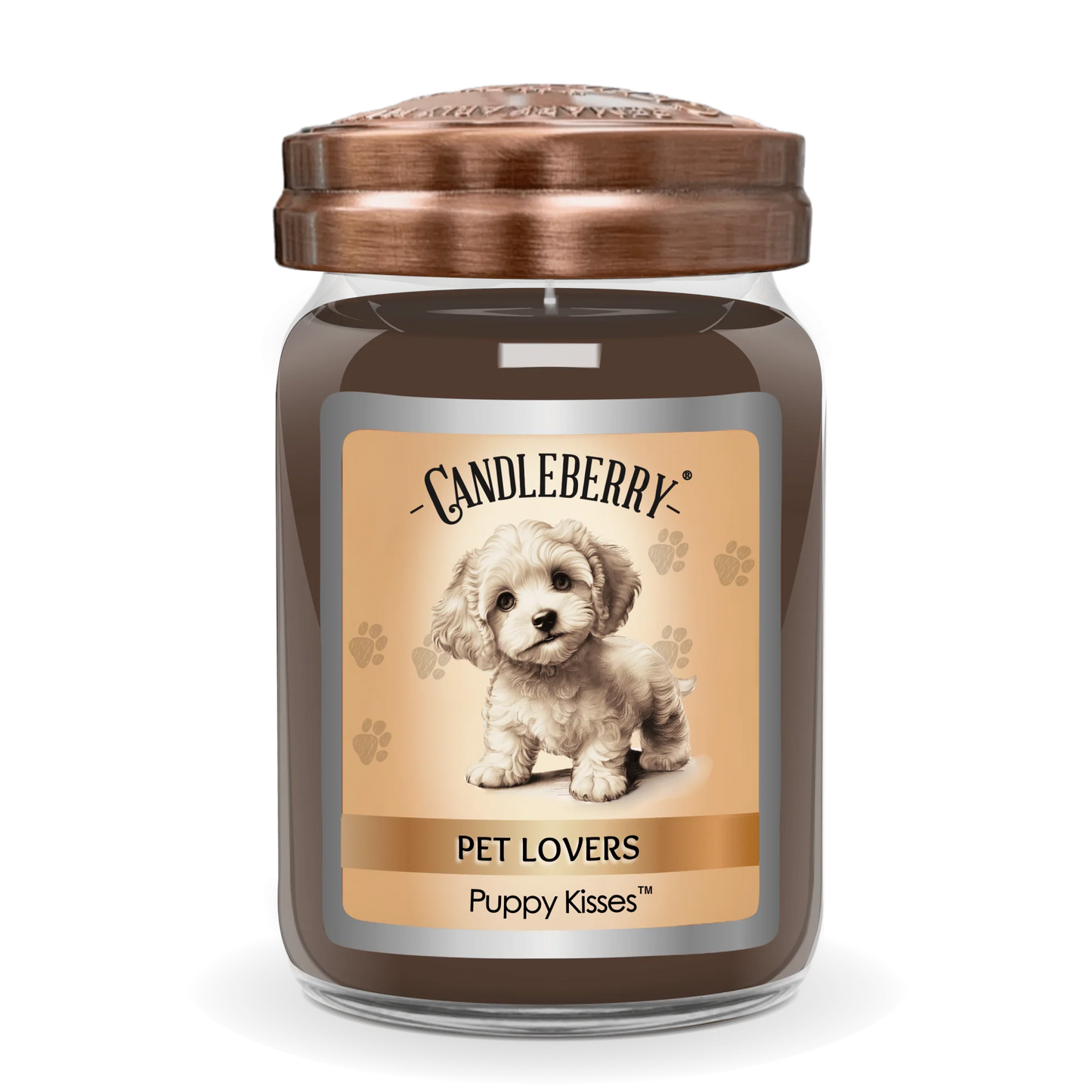 The Candleberry Company Dog Lovers Large Jar Candle