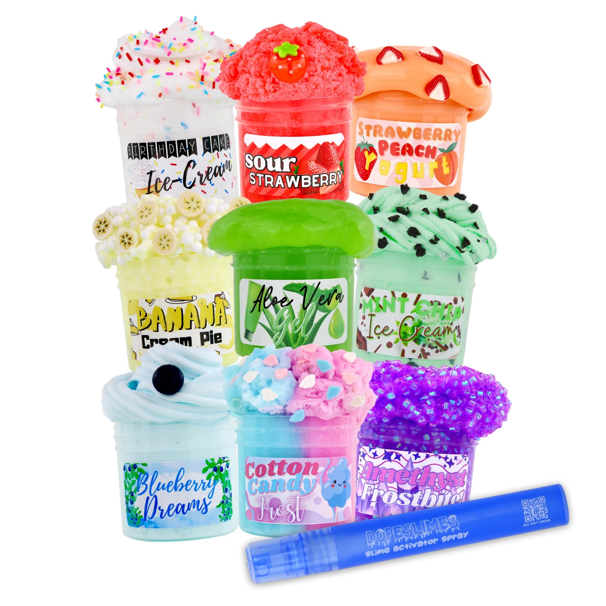 Dope Slime Best Seller Slime Pack of 9