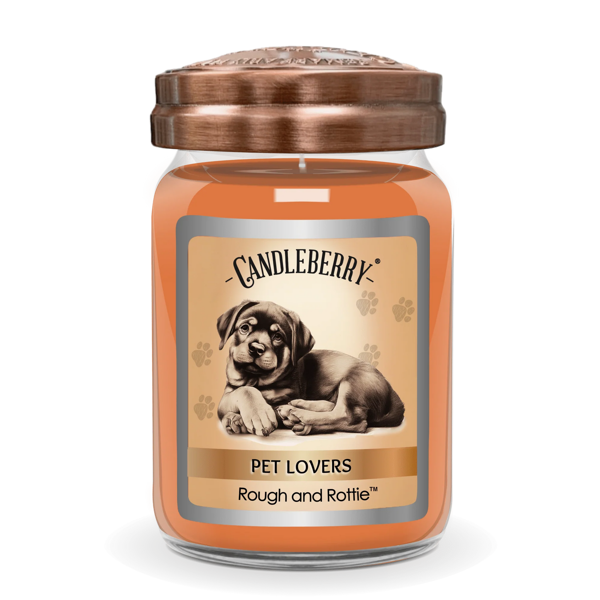 The Candleberry Company Dog Lovers Large Jar Candle