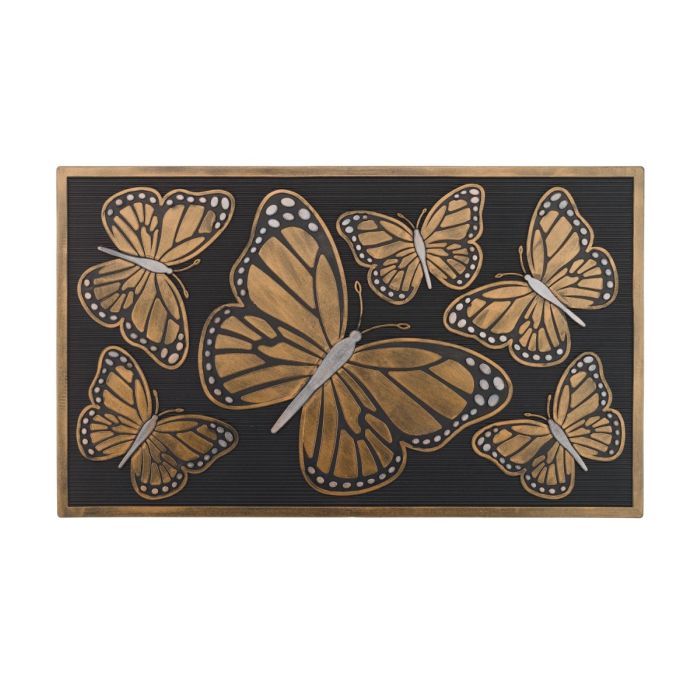 Butterfly Rubber Doormat