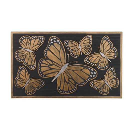 Butterfly Rubber Doormat