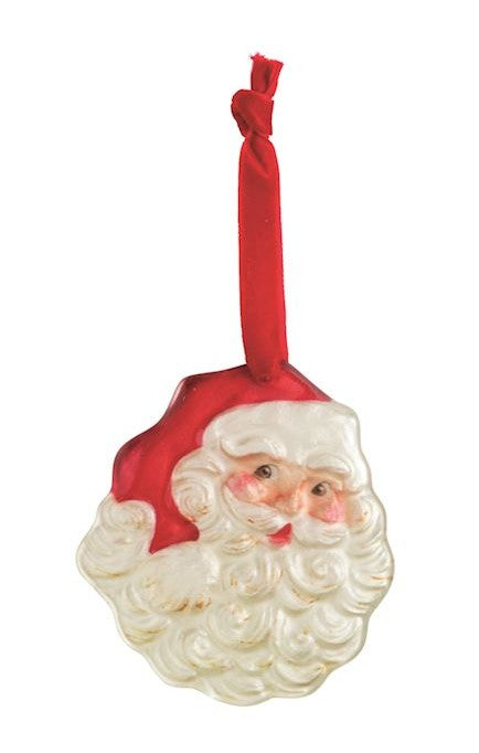 Mud Pie Classic Xmas Glass Ornament