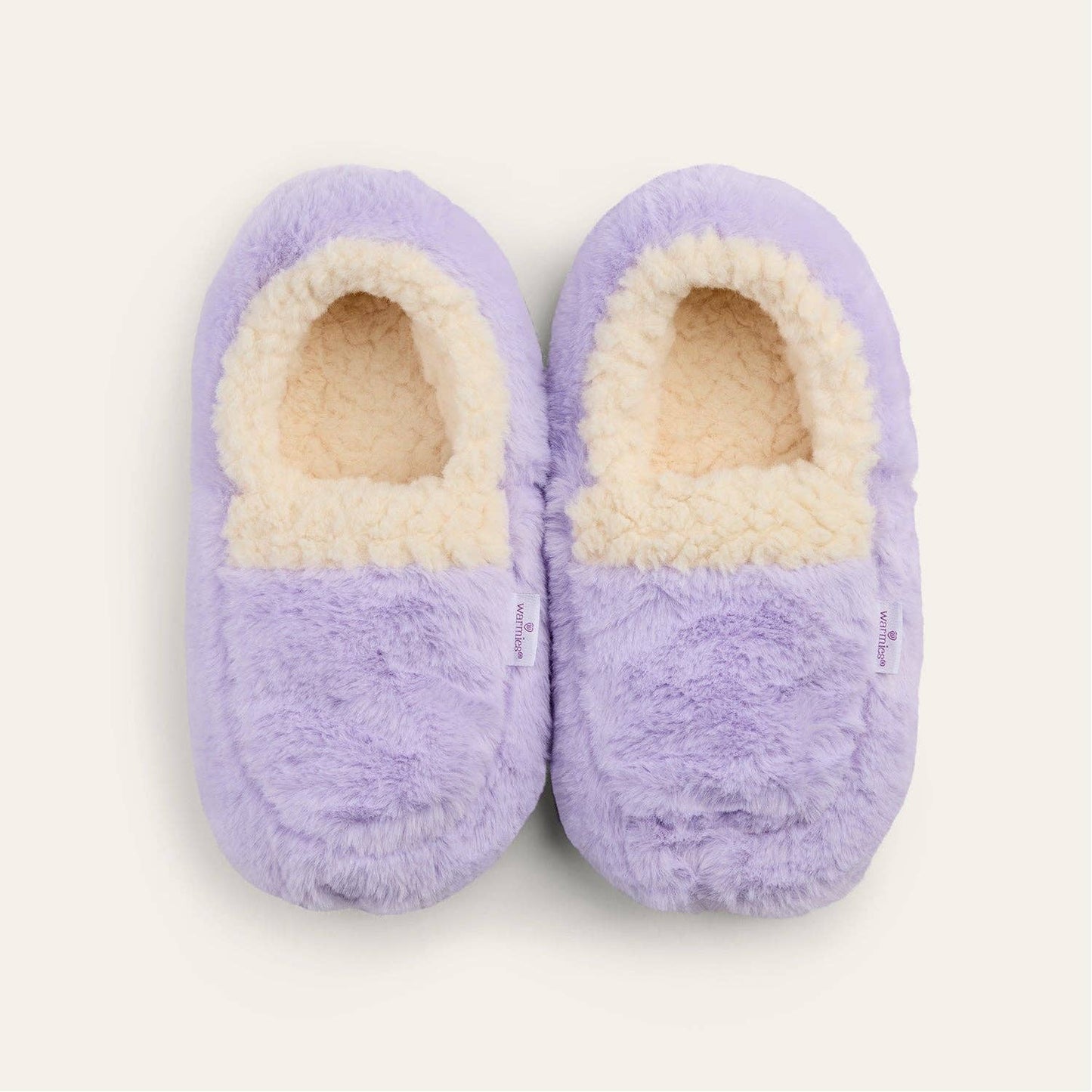Warmies Deluxe Sherpa Microwavable Slippers