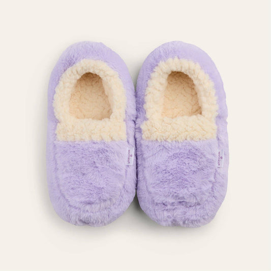 Warmies Deluxe Sherpa Microwavable Slippers