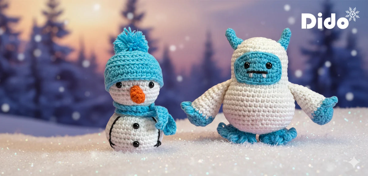 DIY This Or That Crochet Kit- Snowman Or Yeti