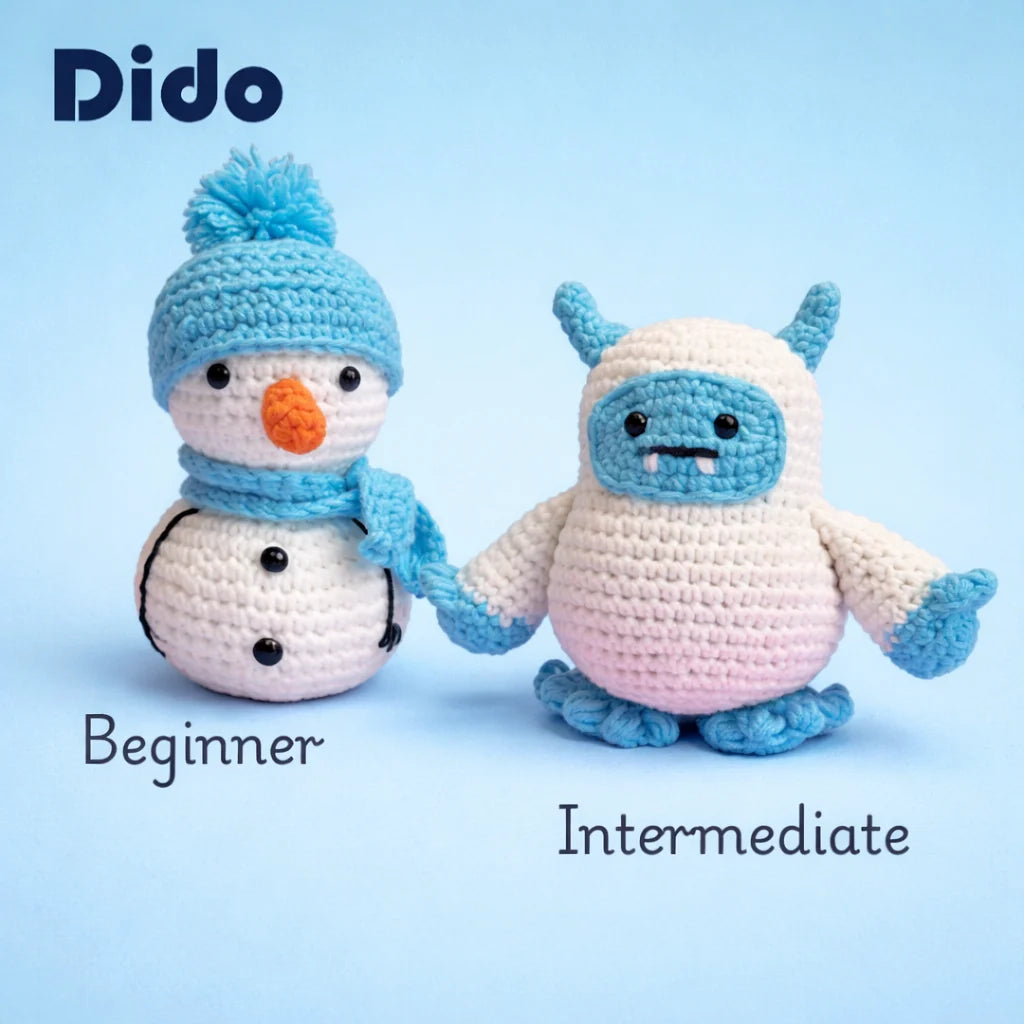 DIY This Or That Crochet Kit- Snowman Or Yeti