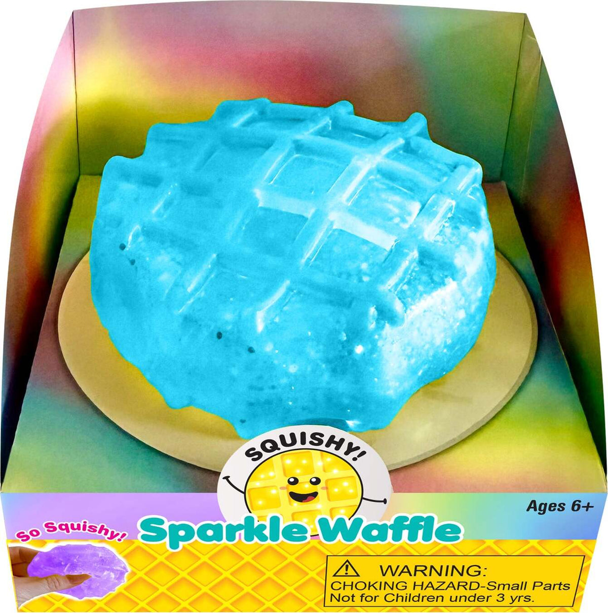 Zorbitz Squishy! Sparkle Waffle Toy