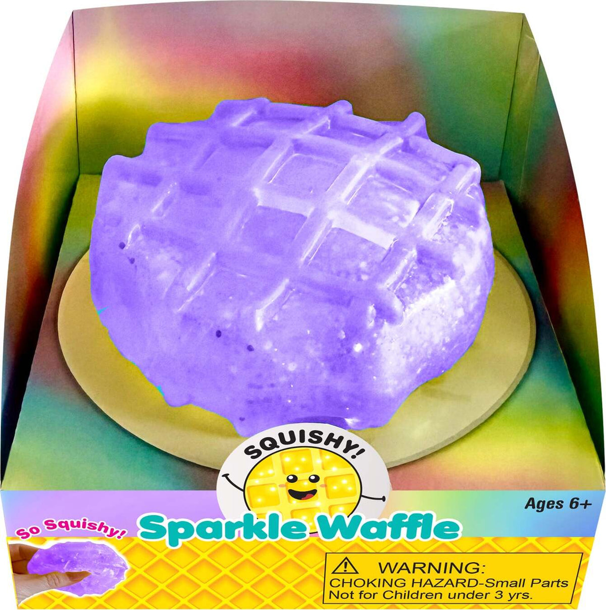 Zorbitz Squishy! Sparkle Waffle Toy