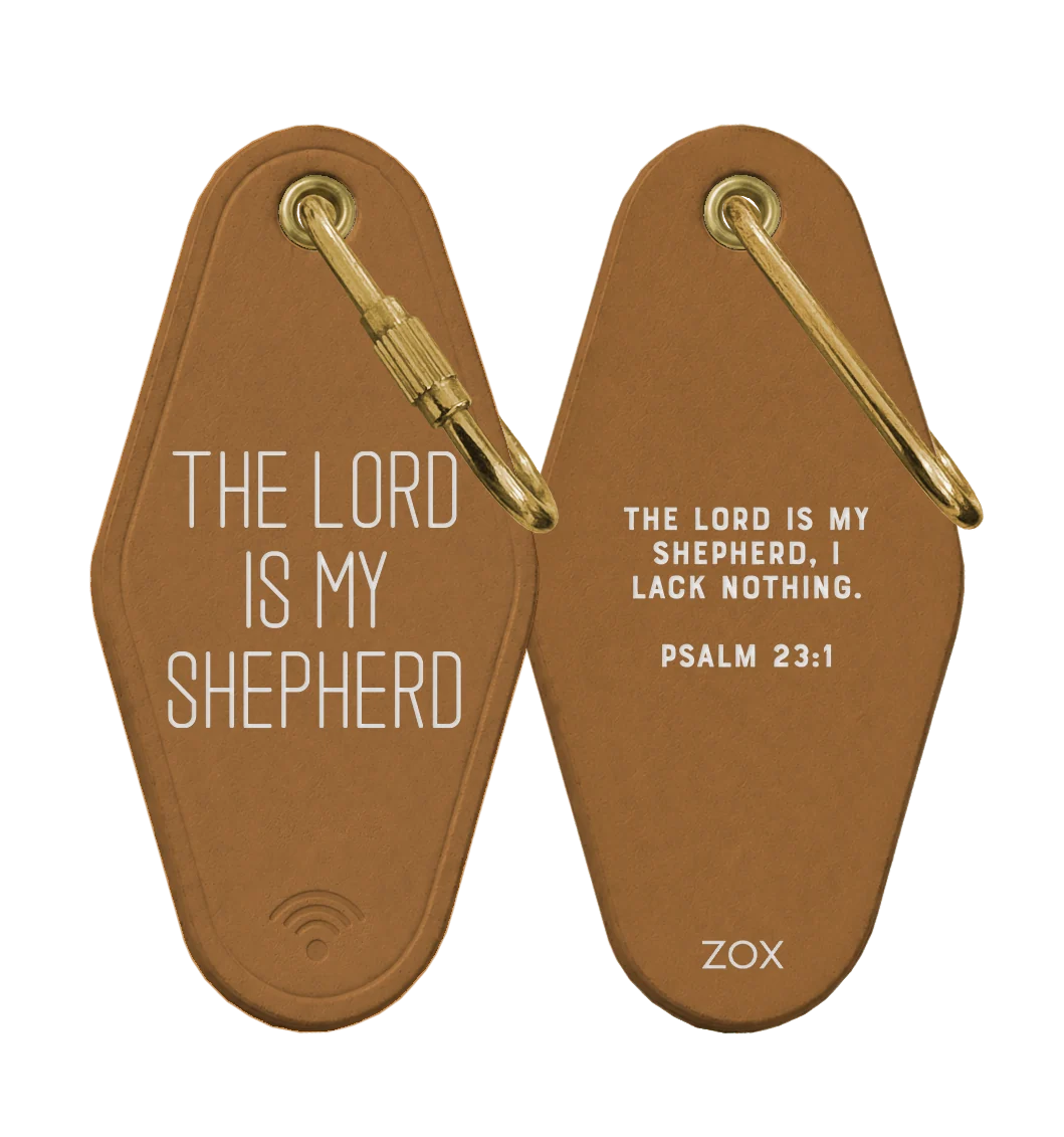 ZOX The Lord Is My Shepherd Bible Verse Keychain