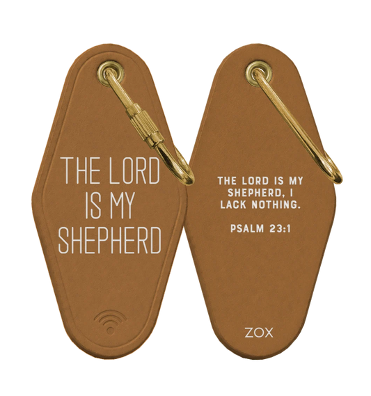 ZOX The Lord Is My Shepherd Bible Verse Keychain