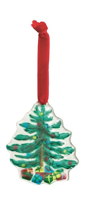 Mud Pie Classic Xmas Glass Ornament