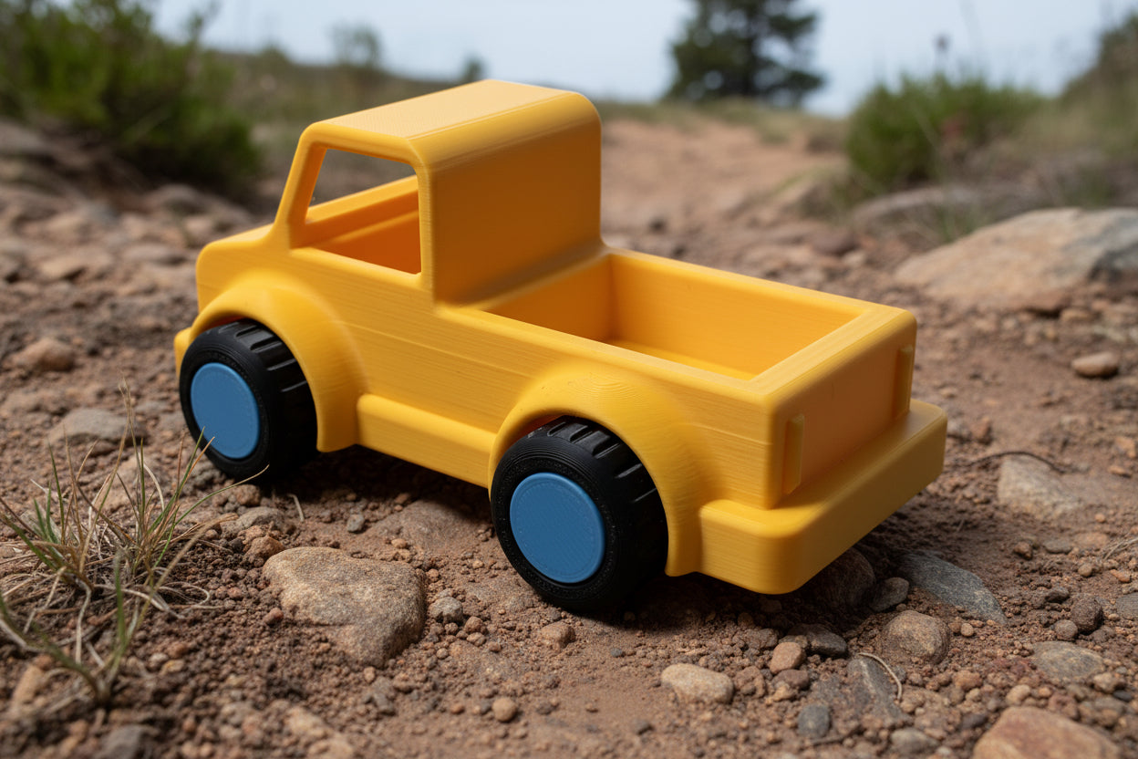 3D Printed Toy Pickup Truck
