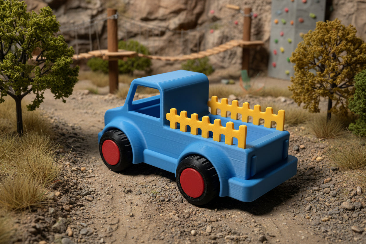 3D Printed Toy Pickup Truck