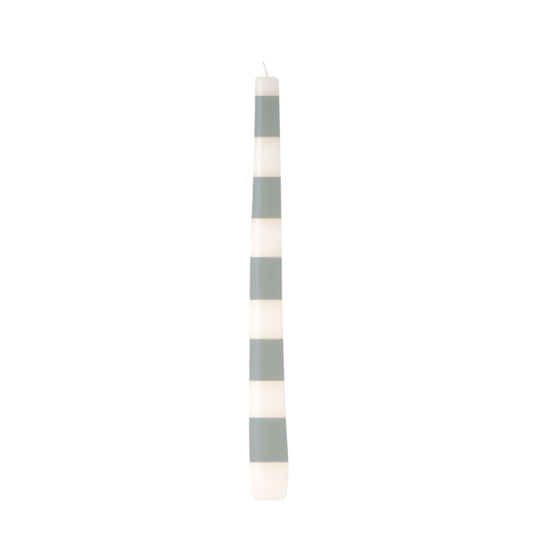 Mud Pie Blue Stripe Taper Candle