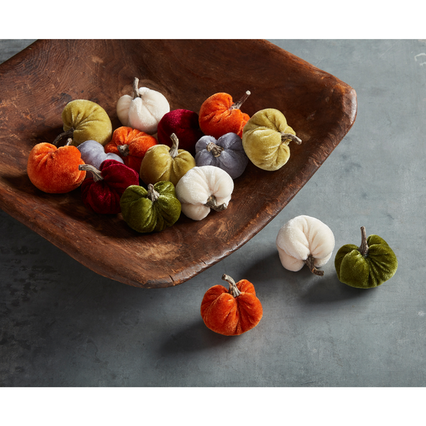 Tiny Velvet Pumpkins