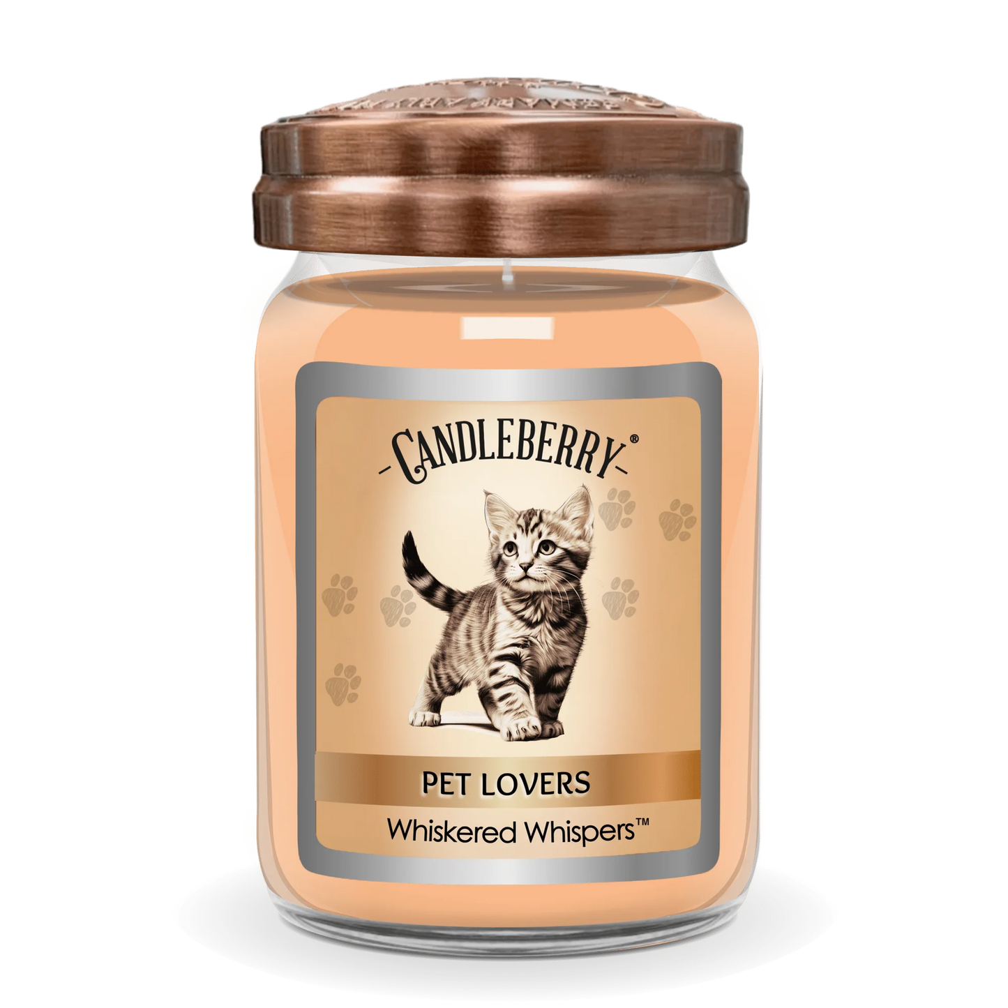 The Candleberry Company Cat Lovers Large Jar Candle