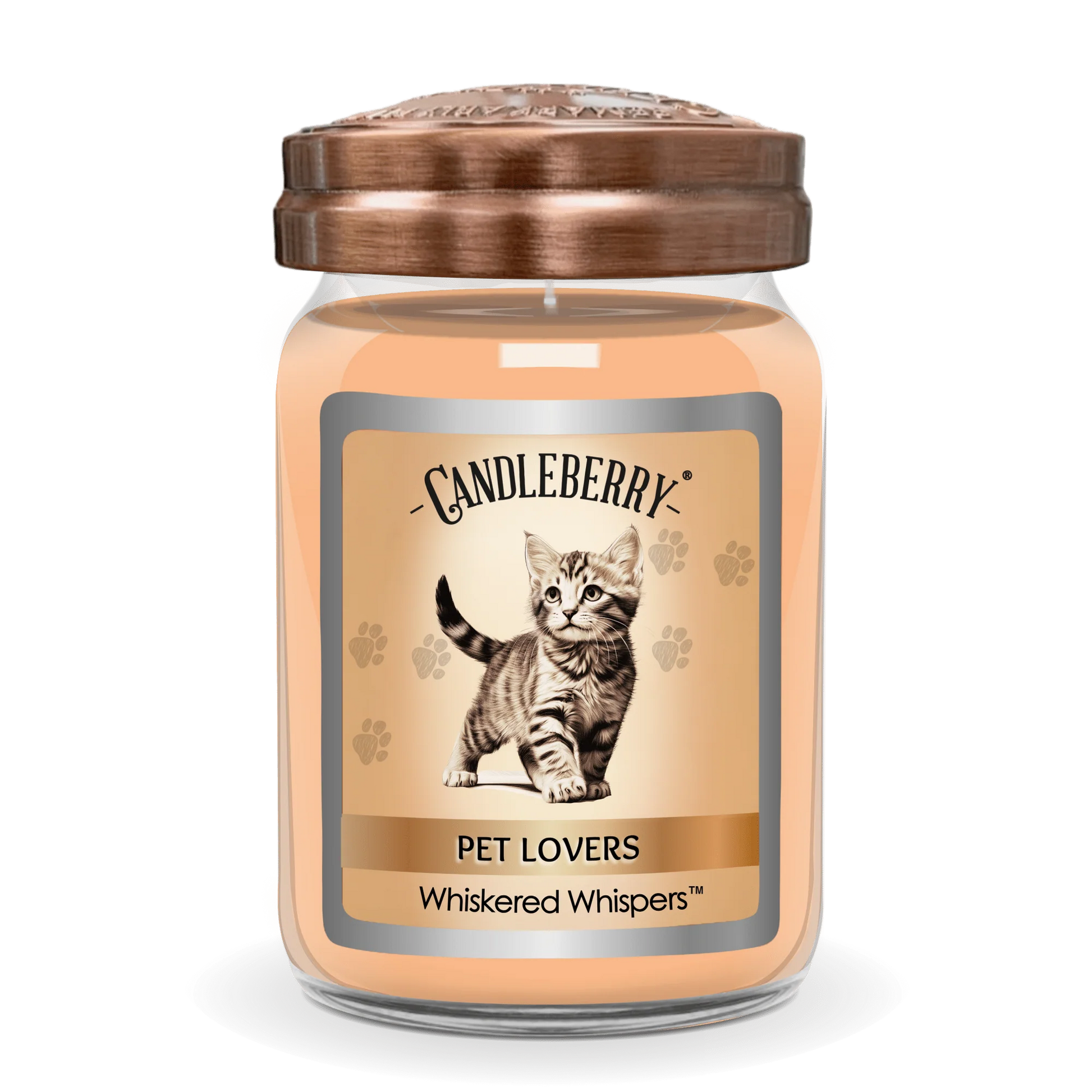 The Candleberry Company Cat Lovers Large Jar Candle