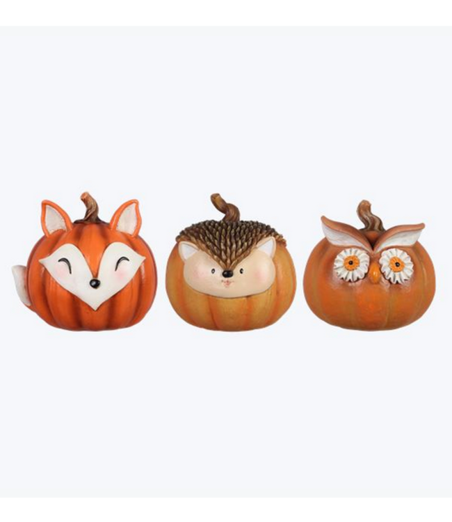 Resin Animal Pumpkin